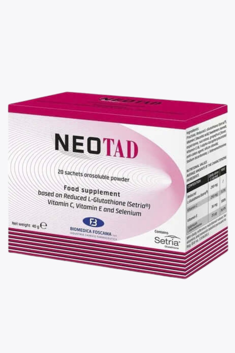 Neotad glutathione