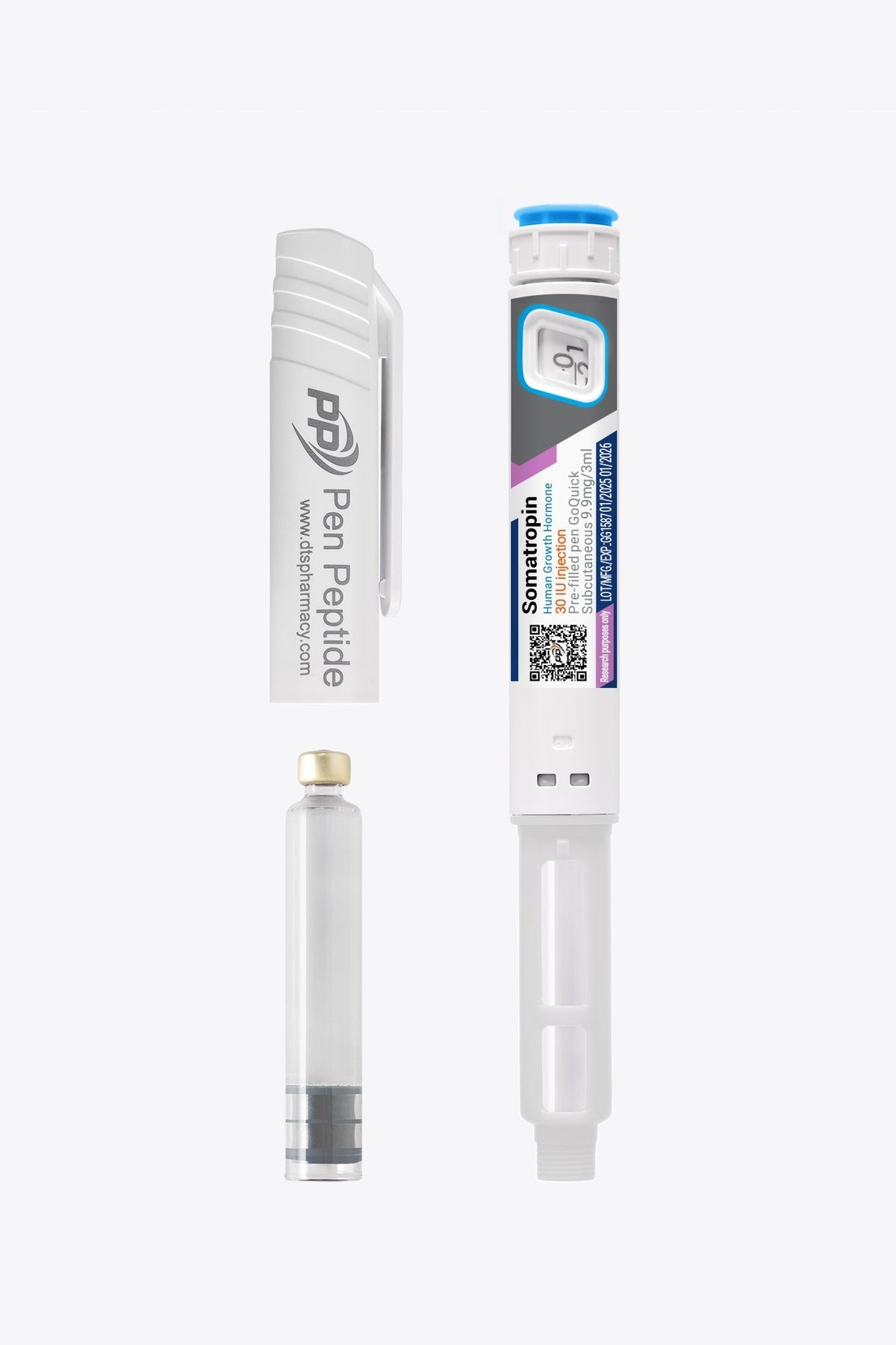 Peptyd Somatropina (Human Growth Hormone) 30 IU w penie