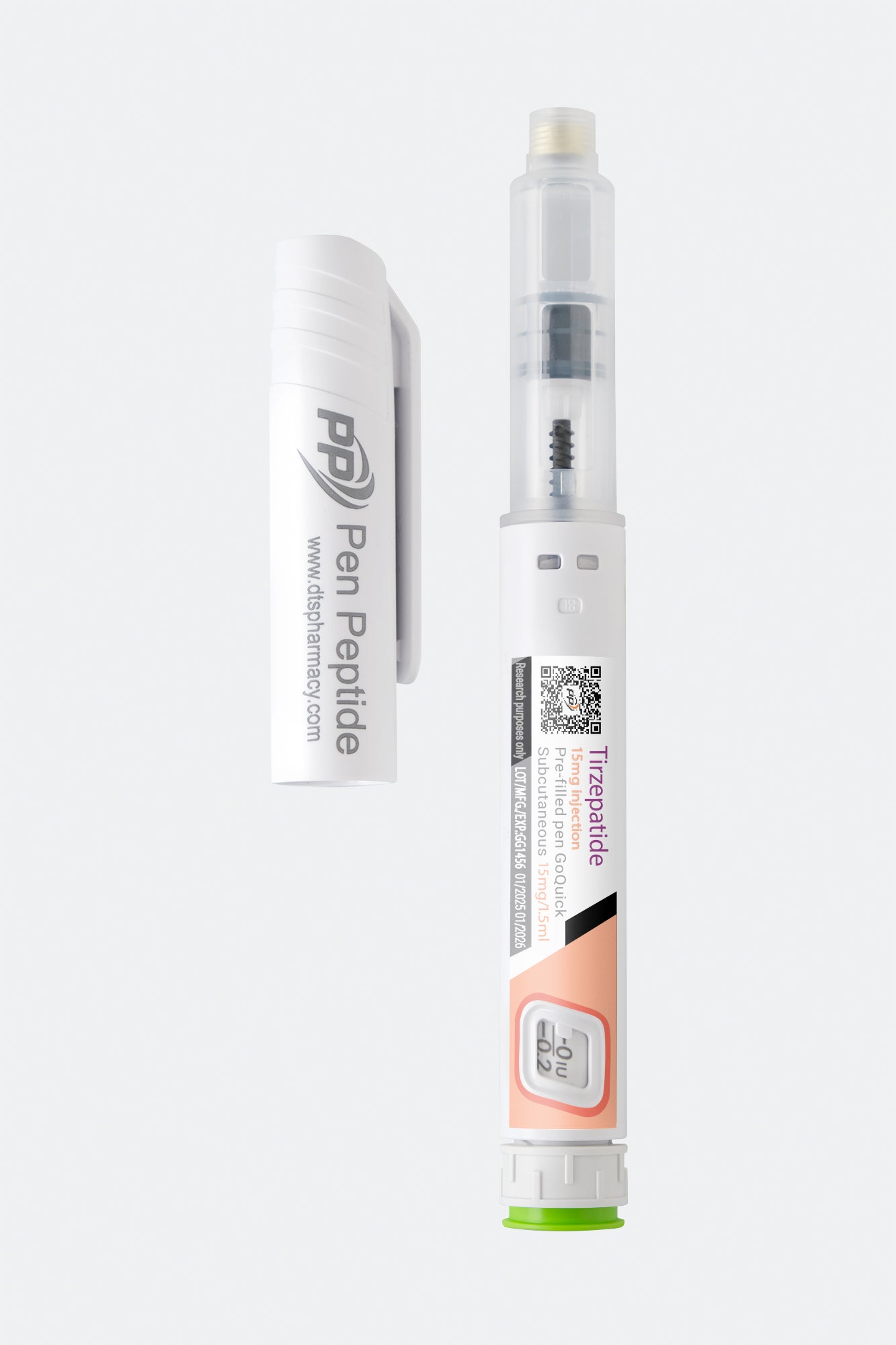 Peptyd Tirzepatide (Tirzepatyd) 15mg w penie