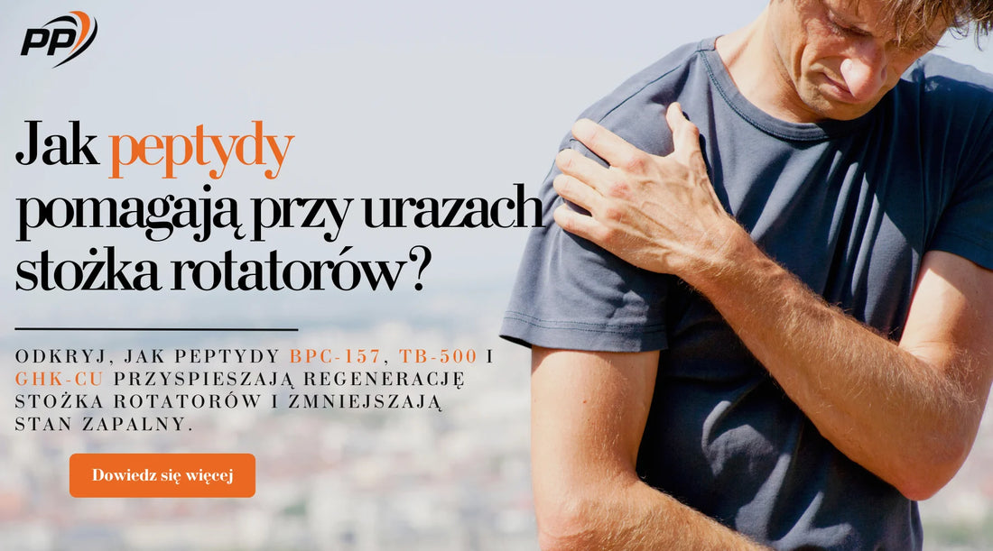 Jak peptydy pomagają przy urazach stożka rotatorów